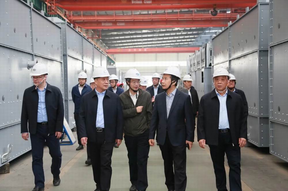 中石化洛陽（廣州）工程有限公司黨委書記周成平一行專家到公司考察指導